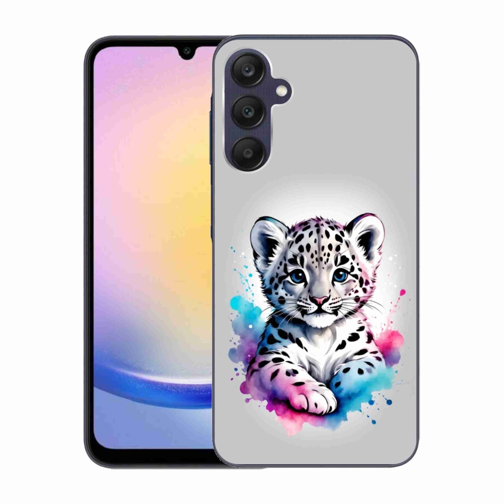 Gélový kryt mmCase na Samsung Galaxy A25 5G - leopardej mláďa