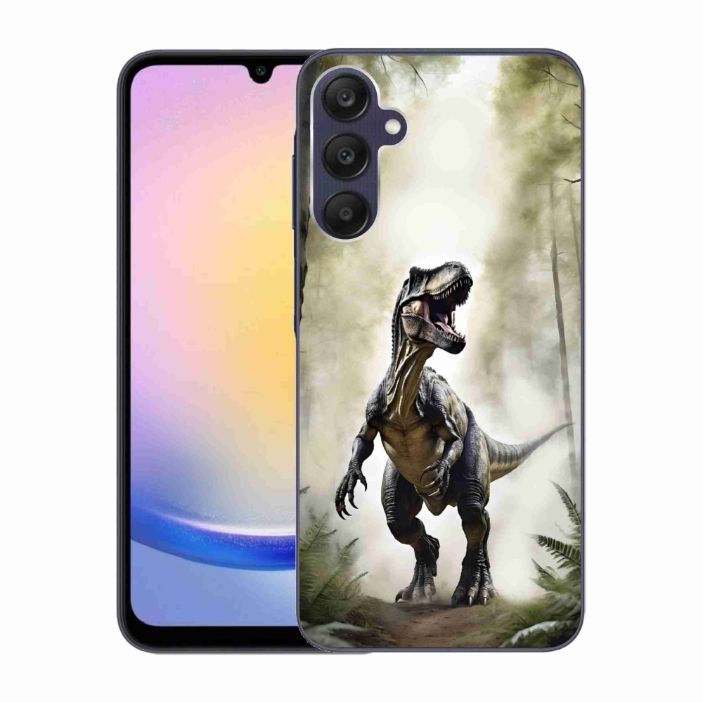 Gélový kryt mmCase na Samsung Galaxy A25 5G - naštvaný T-Rex