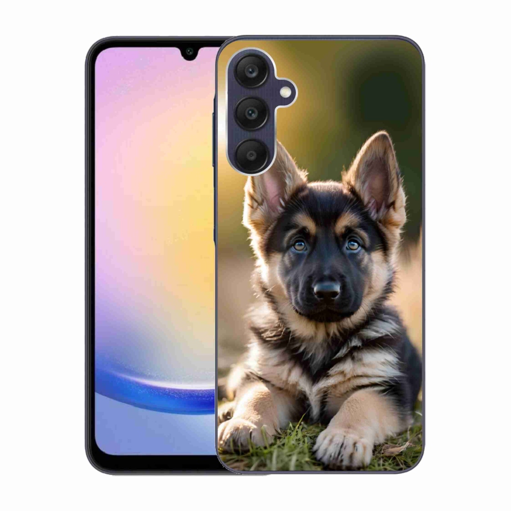 Gélový kryt mmCase na Samsung Galaxy A25 5G - nemecký ovčiak v prírode