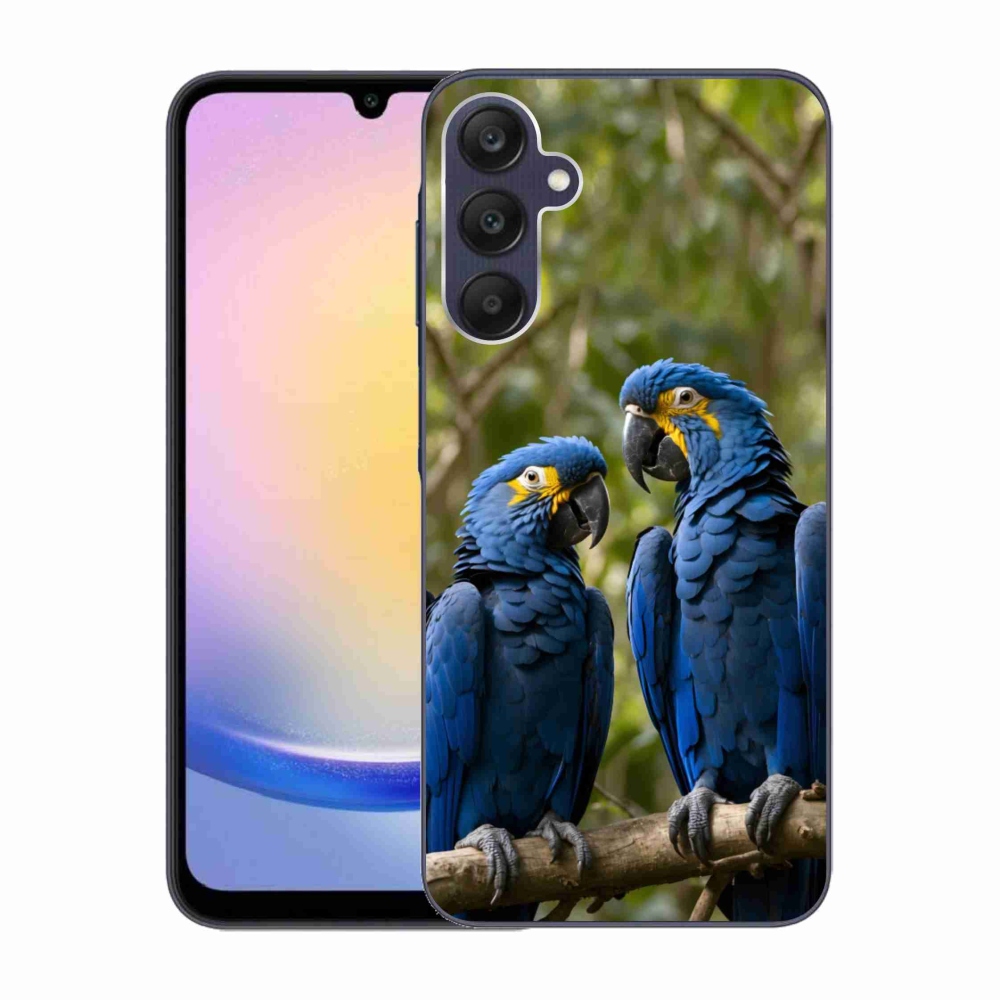 Gélový kryt mmCase na Samsung Galaxy A25 5G - papagájové duo