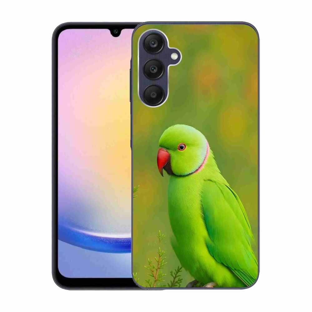 Gélový kryt mmCase na Samsung Galaxy A25 5G - papagáj alexander 2