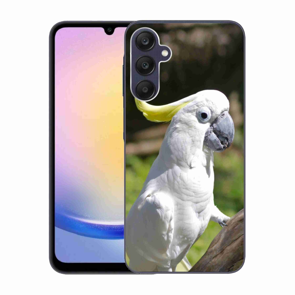 Gélový kryt mmCase na Samsung Galaxy A25 5G - papagáj kakadu 2