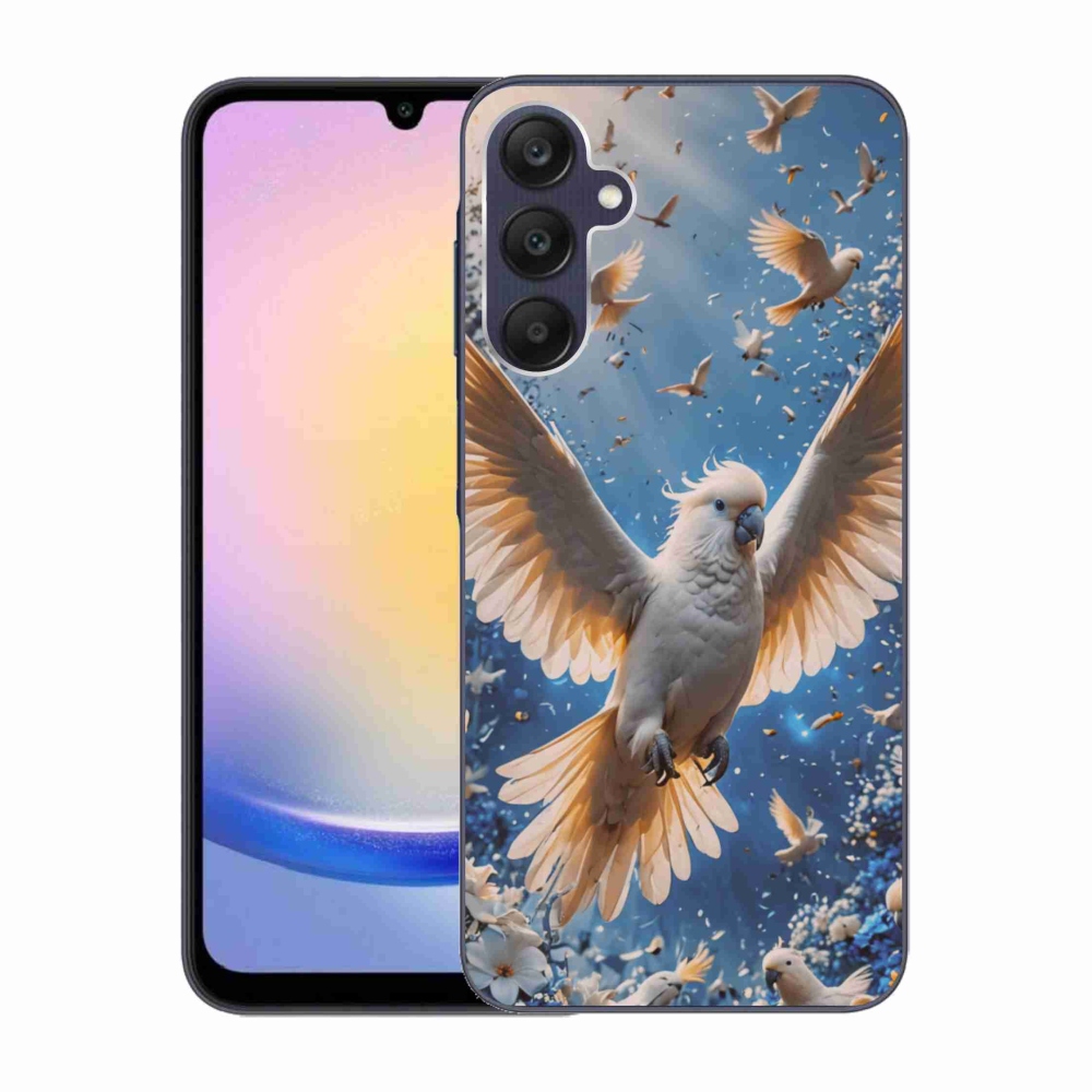 Gélový kryt mmCase na Samsung Galaxy A25 5G - papagáj kakadu