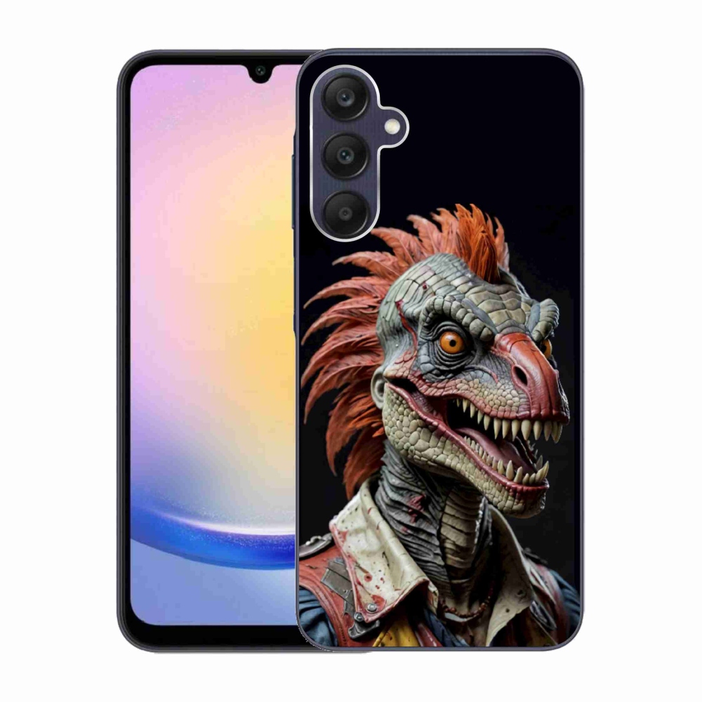 Gélový kryt mmCase na Samsung Galaxy A25 5G - punk dinosaurus