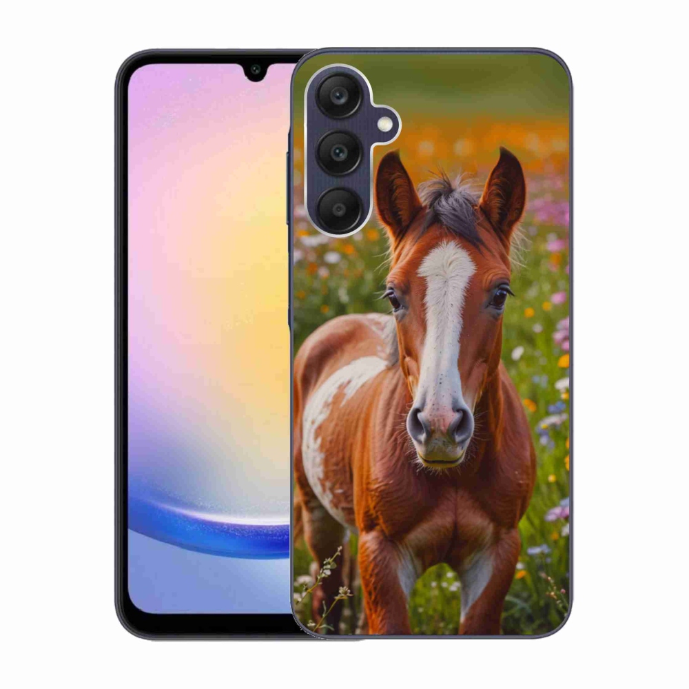 Gélový kryt mmCase na Samsung Galaxy A25 5G - roztomilé žriebä