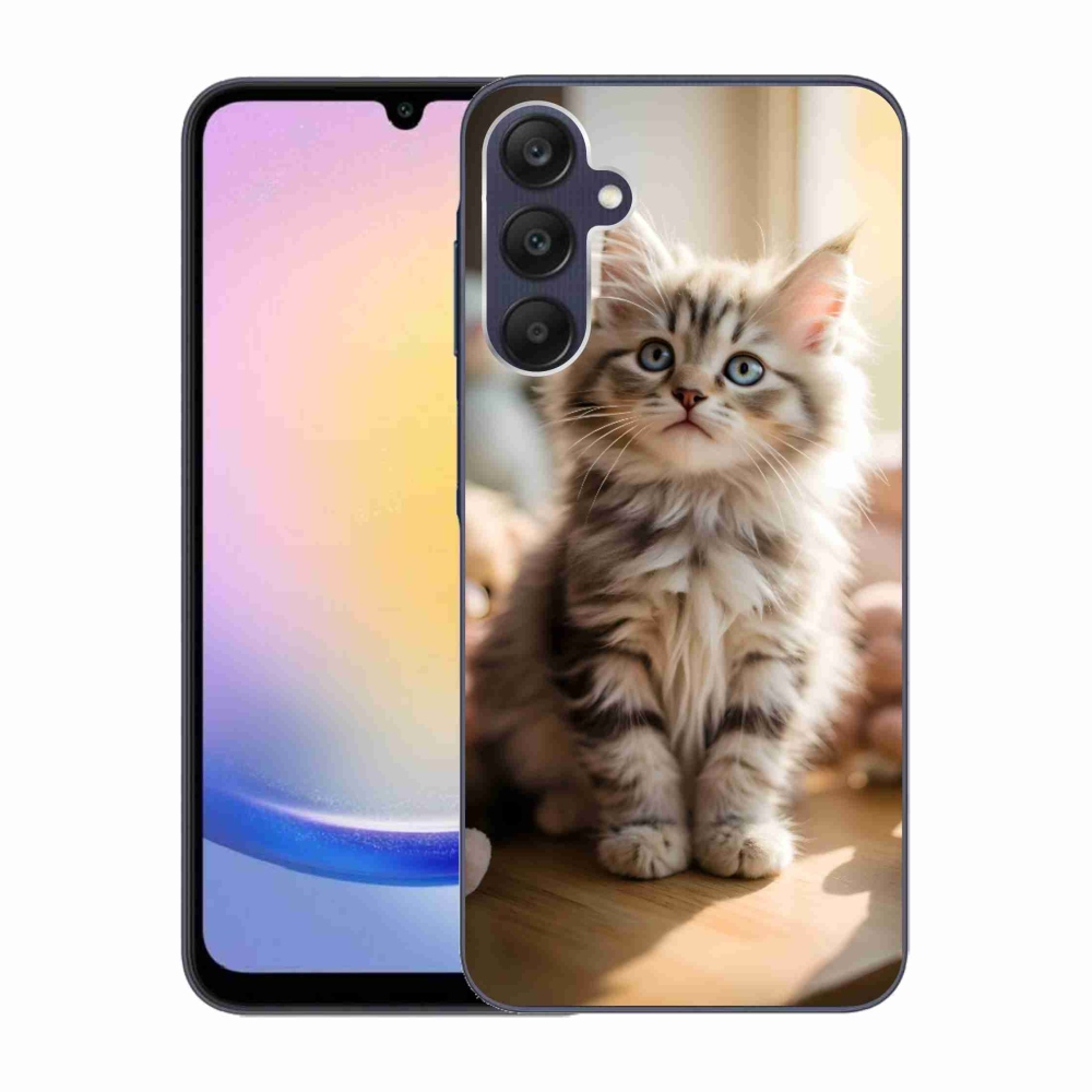 Gélový kryt mmCase na Samsung Galaxy A25 5G - roztomilé mačiatko 10