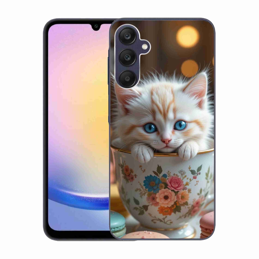 Gélový kryt mmCase na Samsung Galaxy A25 5G - roztomilé mačiatko 6