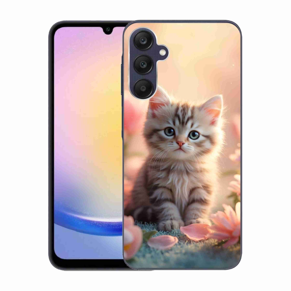 Gélový kryt mmCase na Samsung Galaxy A25 5G - roztomilé mačiatko 8