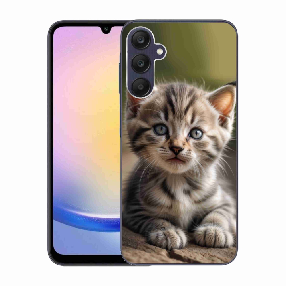 Gélový kryt mmCase na Samsung Galaxy A25 5G - roztomilé mačiatko 9