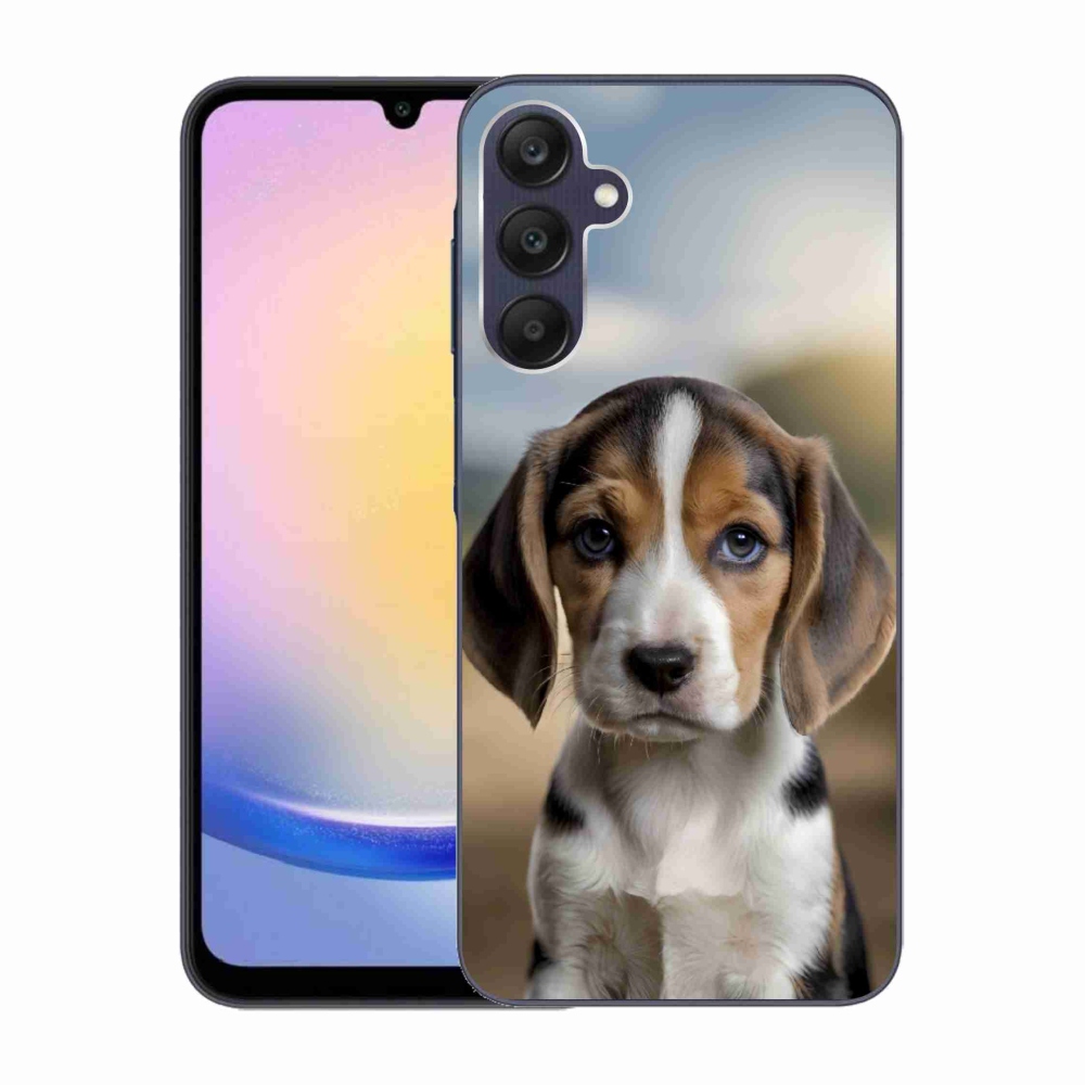 Gélový kryt mmCase na Samsung Galaxy A25 5G - roztomilý bígl