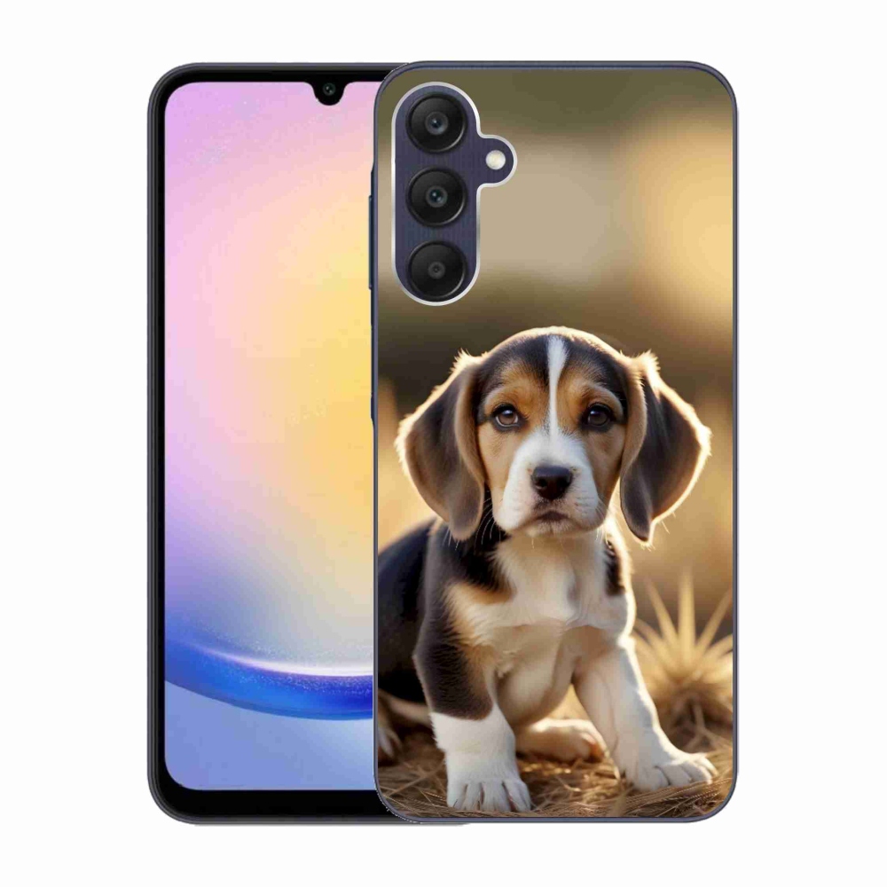 Gélový kryt mmCase na Samsung Galaxy A25 5G - roztomilý bígl