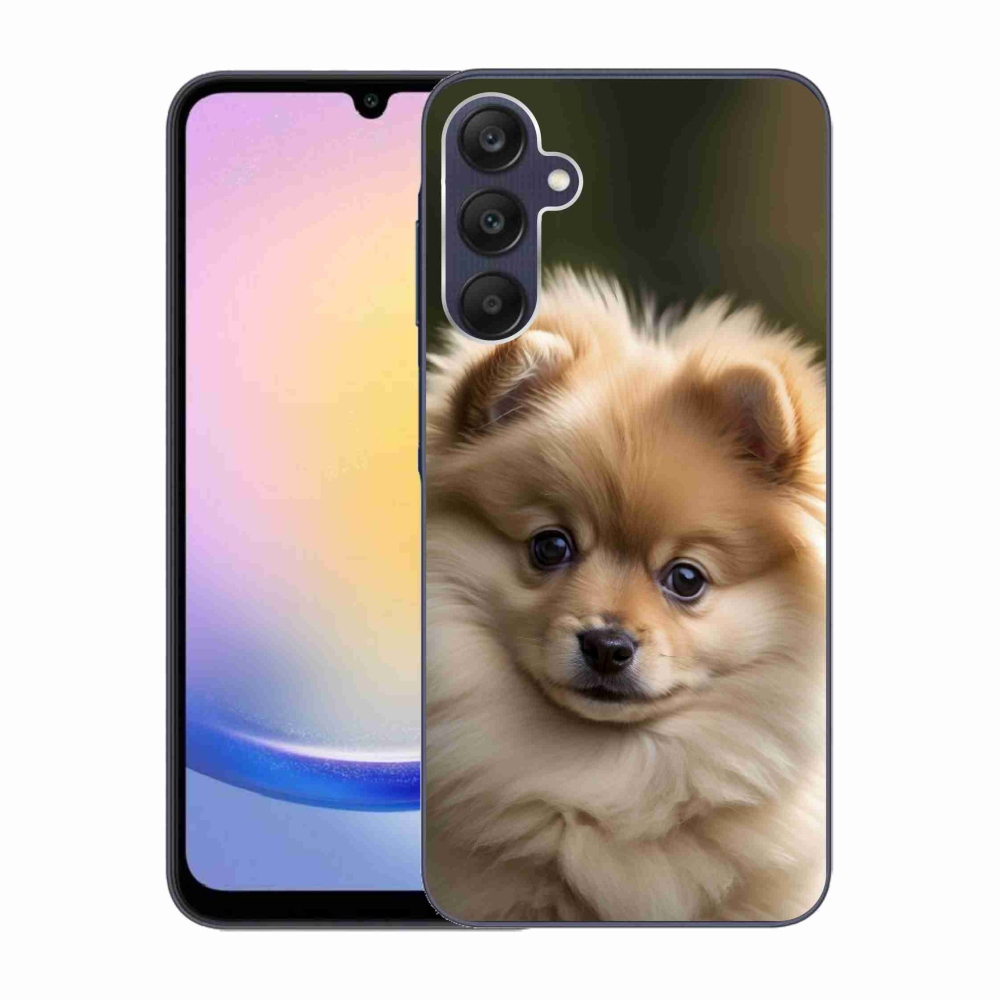 Gélový kryt mmCase na Samsung Galaxy A25 5G - roztomilý pomeranian 2