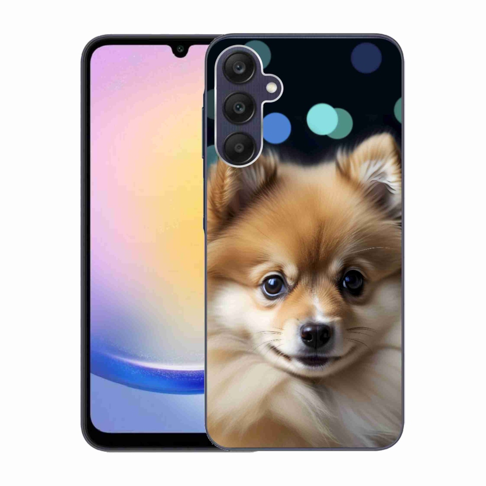 Gélový kryt mmCase na Samsung Galaxy A25 5G - roztomilý pomeranian
