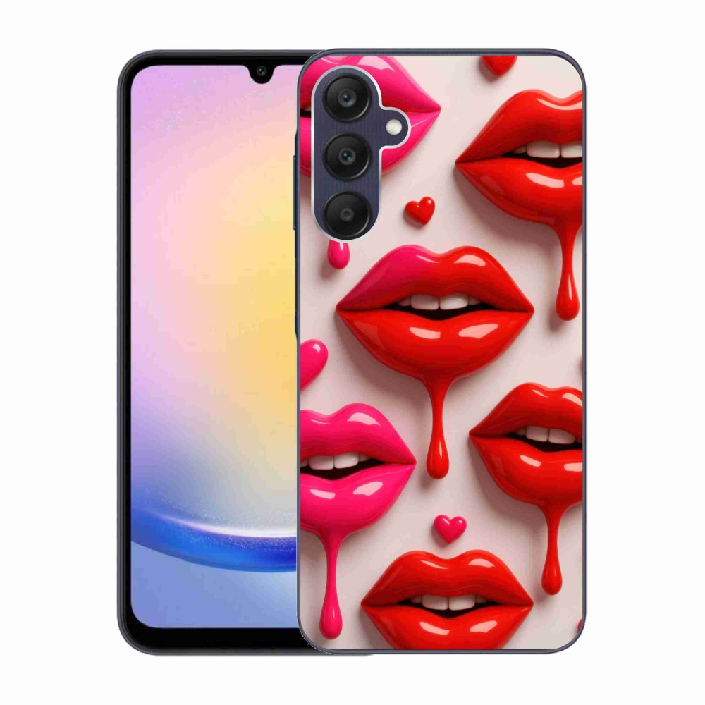 Gélový kryt mmCase na Samsung Galaxy A25 5G - pery 2