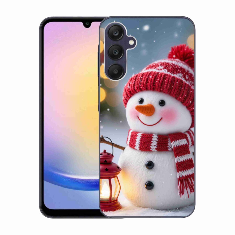 Gélový kryt mmCase na Samsung Galaxy A25 5G - snehuliak 2