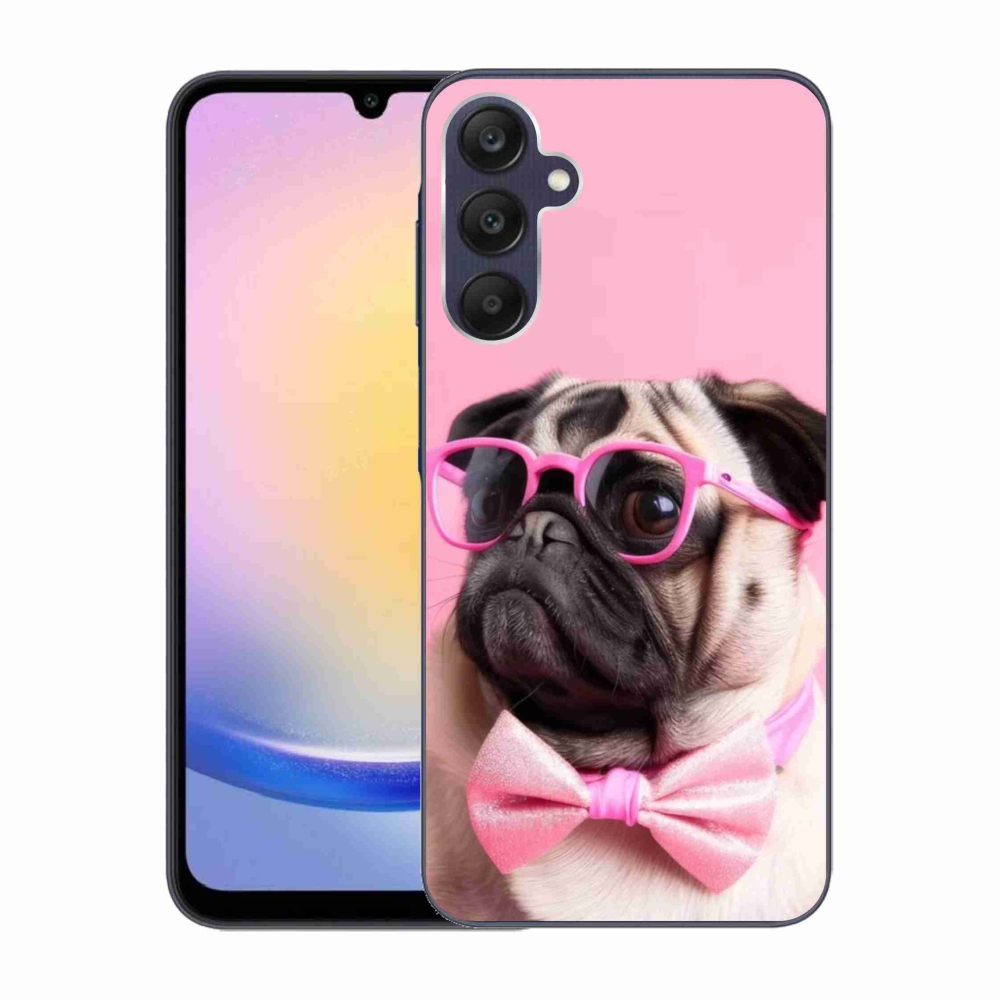 Gélový kryt mmCase na Samsung Galaxy A25 5G - štýlový mops