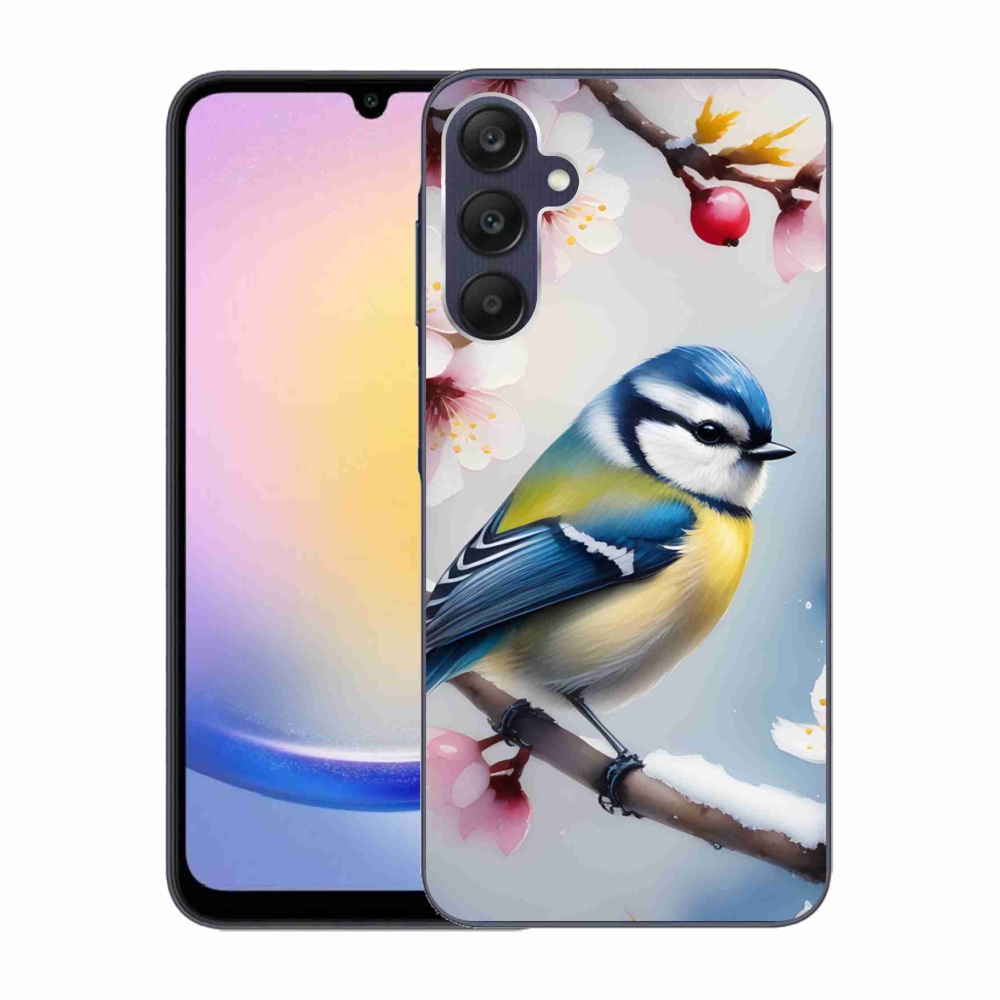 Gélový kryt mmCase na Samsung Galaxy A25 5G - sýkorka