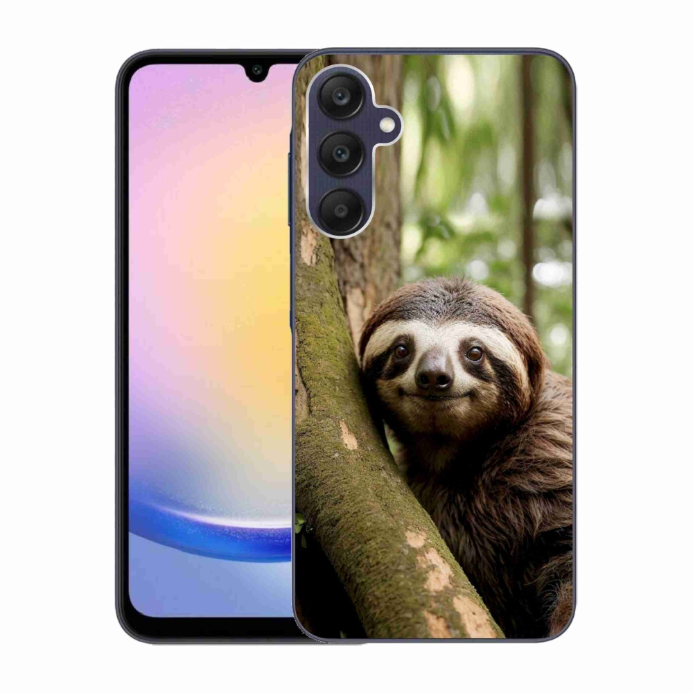 Gélový kryt mmCase na Samsung Galaxy A25 5G - usmievavý leňochod