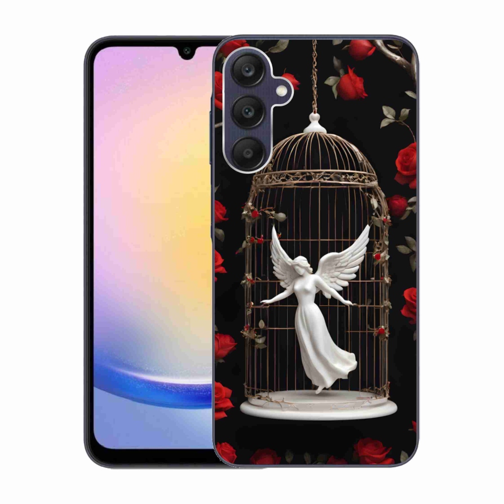 Gélový kryt mmCase na Samsung Galaxy A25 5G - uväznený anjel