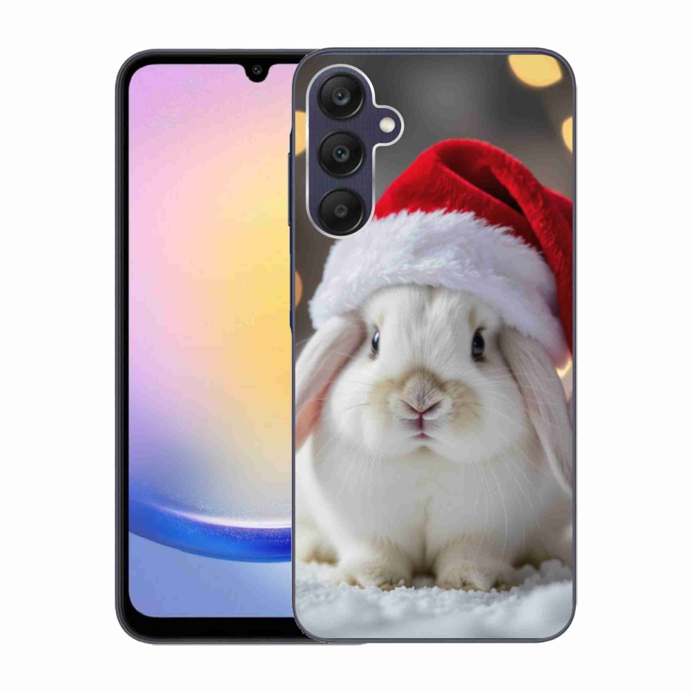 Gélový kryt mmCase na Samsung Galaxy A25 5G - vianočný králik