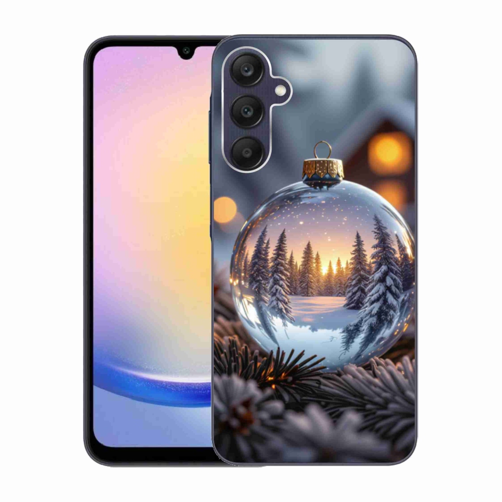 Gélový kryt mmCase na Samsung Galaxy A25 5G - vianočná ozdoba