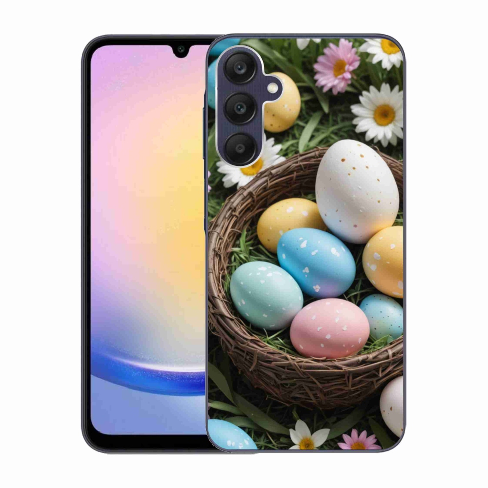 Gélový kryt mmCase na Samsung Galaxy A25 5G - veľkonočné vajíčka 2
