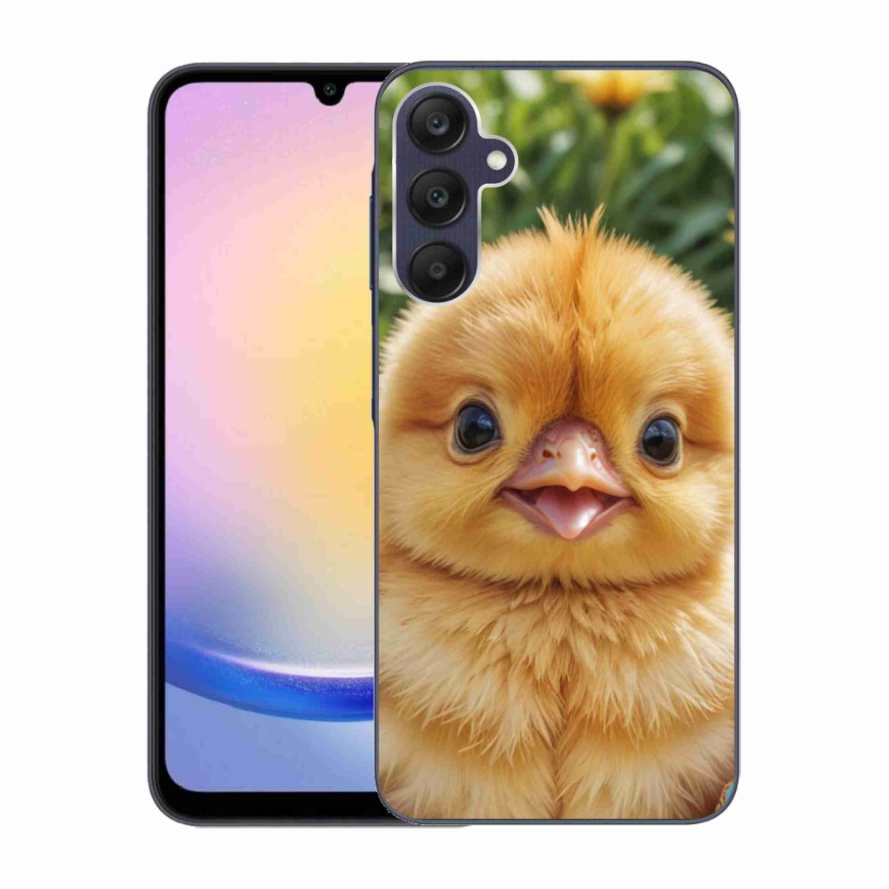 Gélový kryt mmCase na Samsung Galaxy A25 5G - veselé kuriatko
