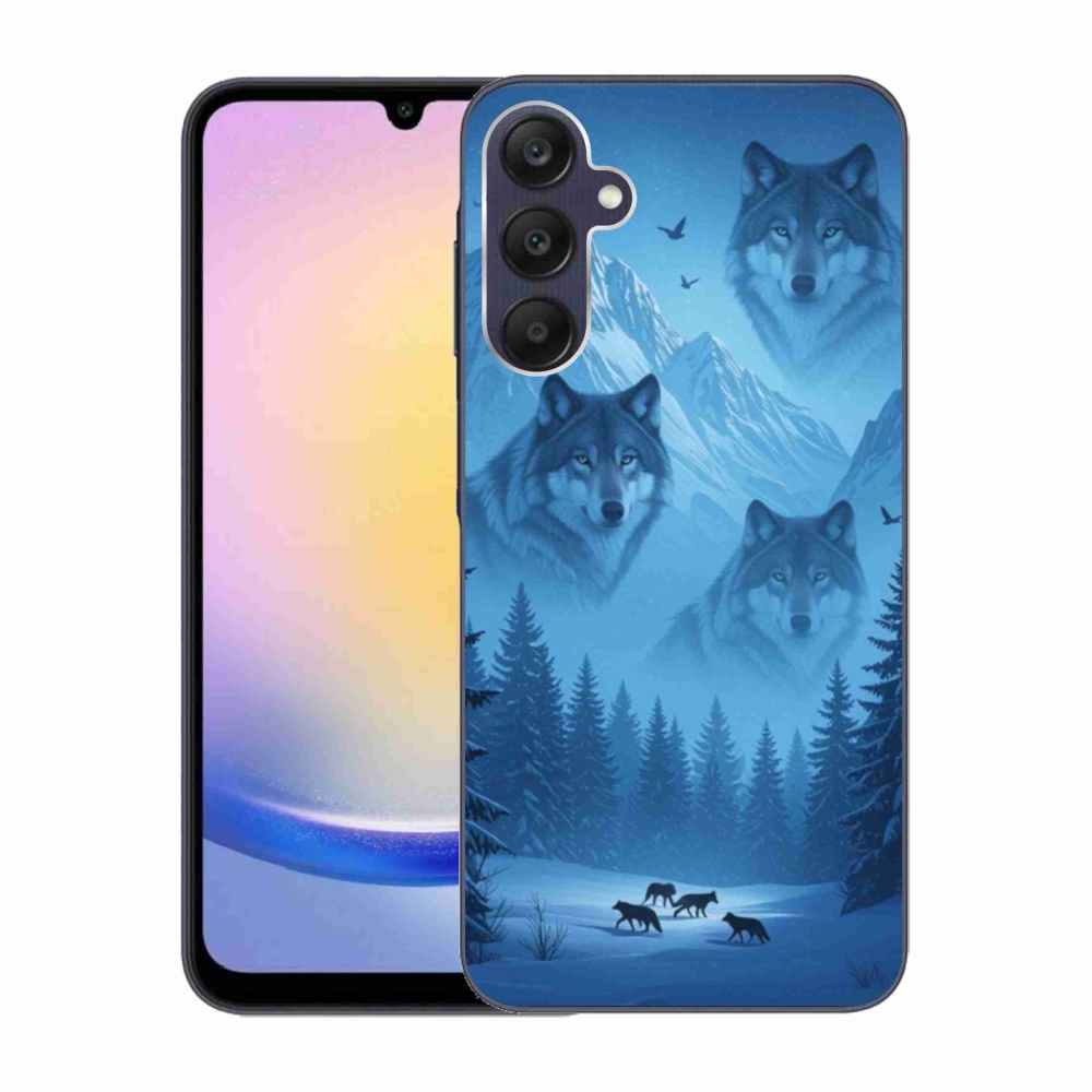 Gélový kryt mmCase na Samsung Galaxy A25 5G - vlčia svorka