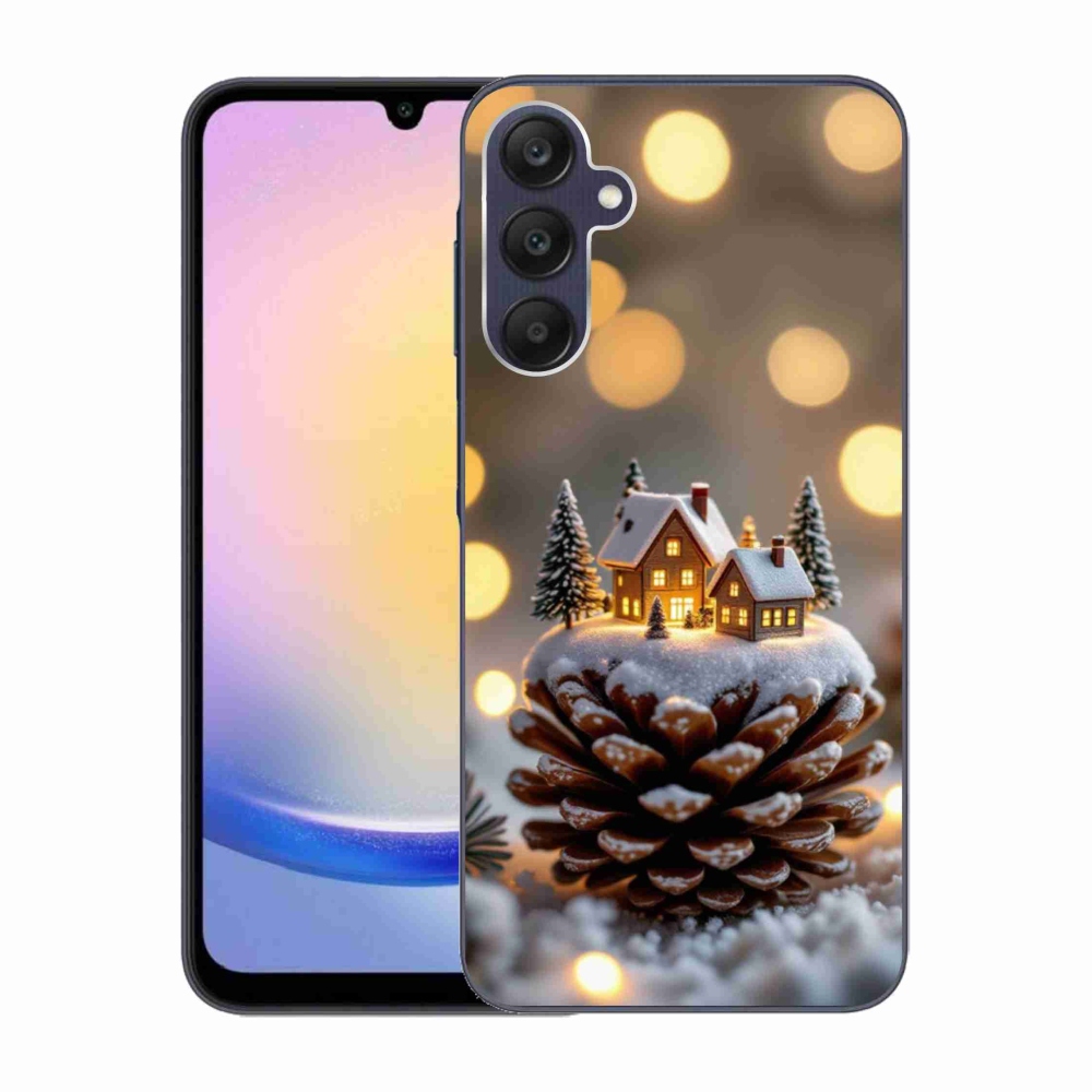 Gélový kryt mmCase na Samsung Galaxy A25 5G - zimná dedinka