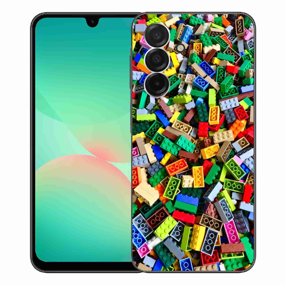 Gélový kryt mmCase na Samsung Galaxy A26 5G - farebné stavebné kocky