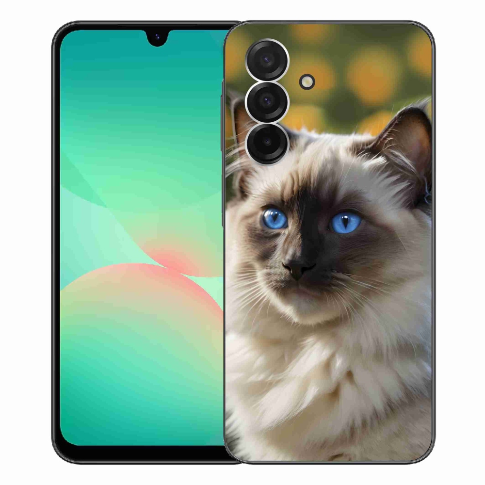 Gélový kryt mmCase na Samsung Galaxy A26 5G - biely ragdoll