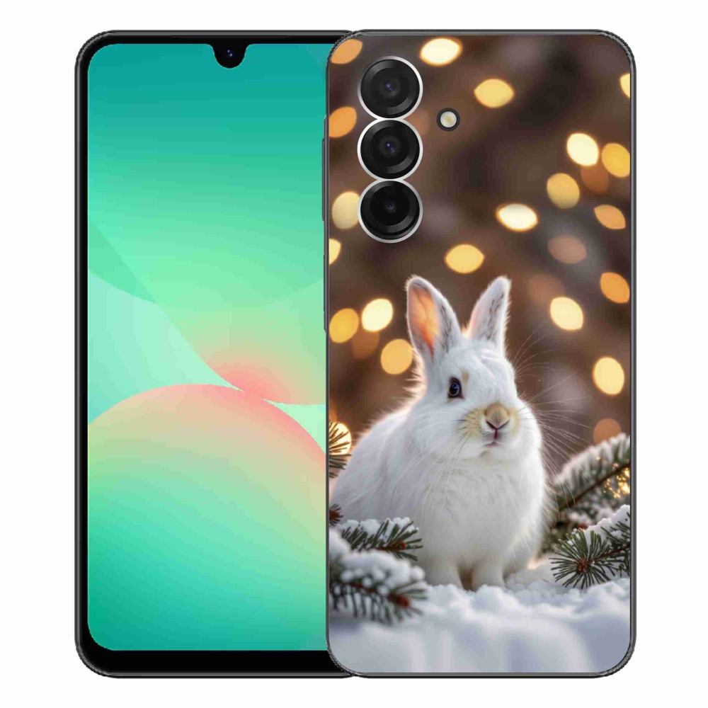 Gélový kryt mmCase na Samsung Galaxy A26 5G - biely zajac