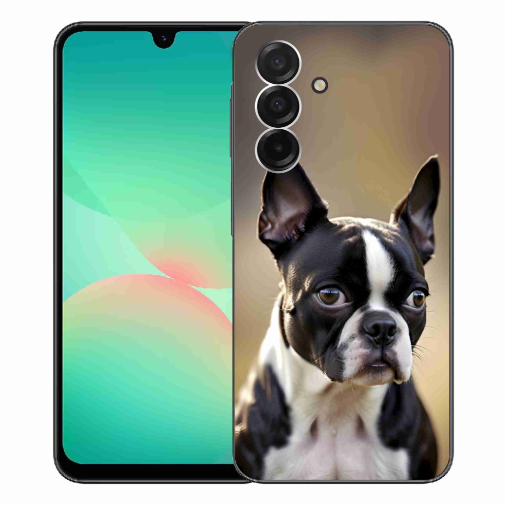 Gélový kryt mmCase na Samsung Galaxy A26 5G - bostonský teriér