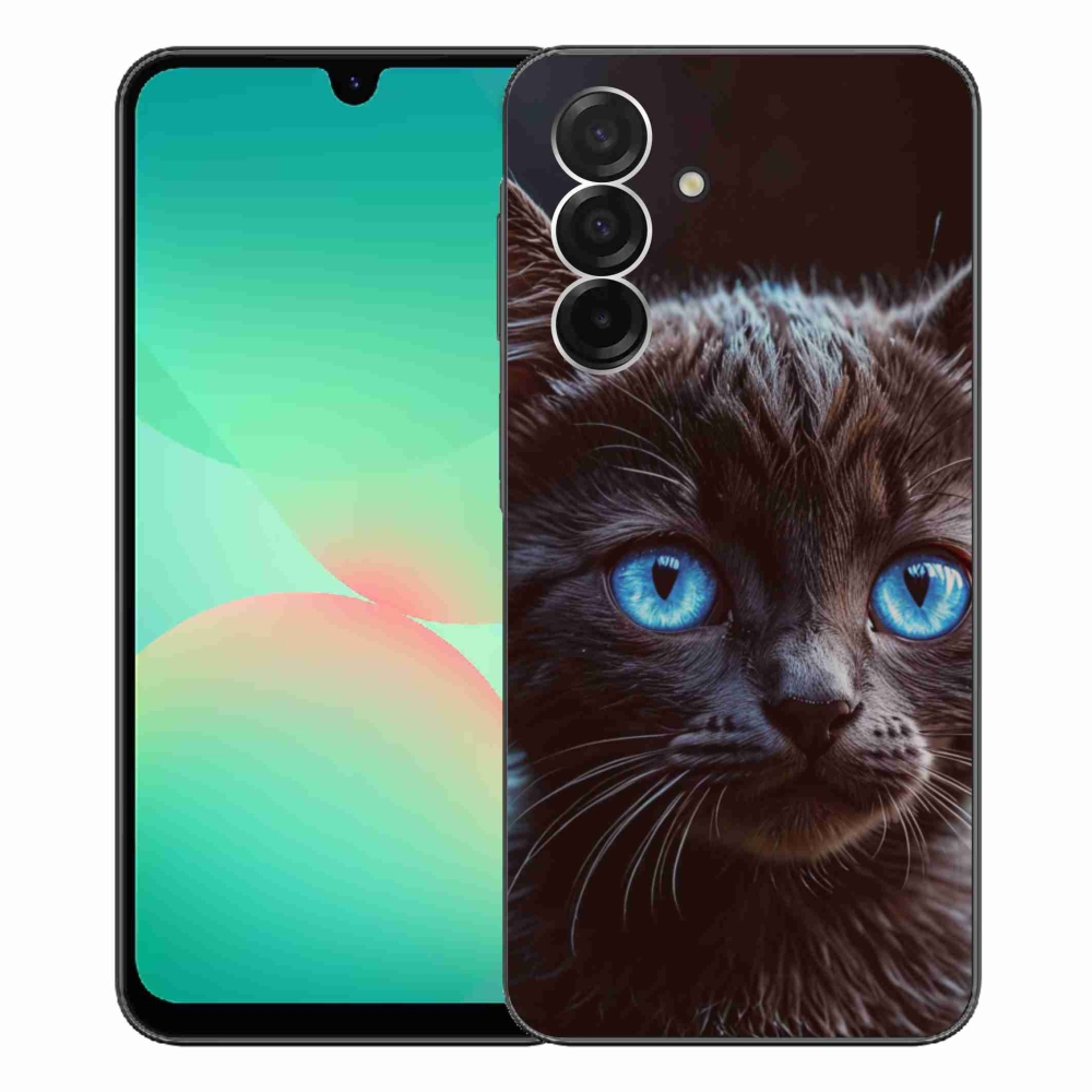 Gélový kryt mmCase na Samsung Galaxy A26 5G - čierne mačiatko 2