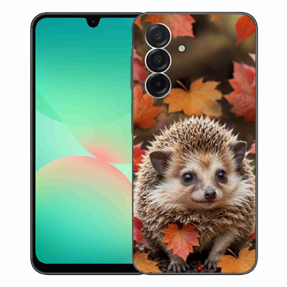 Gélový kryt mmCase na Samsung Galaxy A26 5G - ježko v lístia