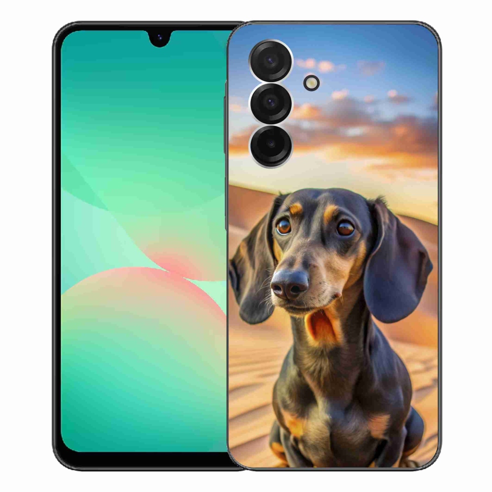 Gélový kryt mmCase na Samsung Galaxy A26 5G - jazvečík 3