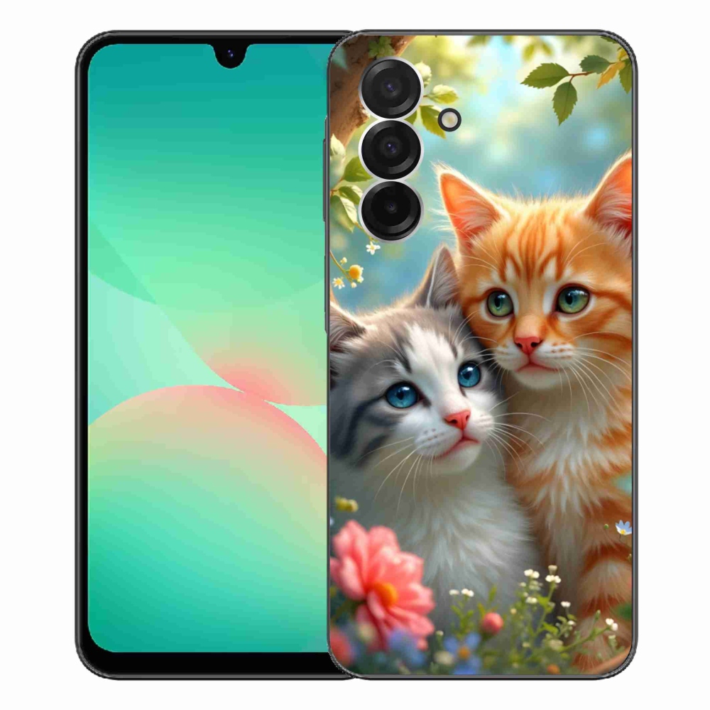 Gélový kryt mmCase na Samsung Galaxy A26 5G - mačacia láska 2