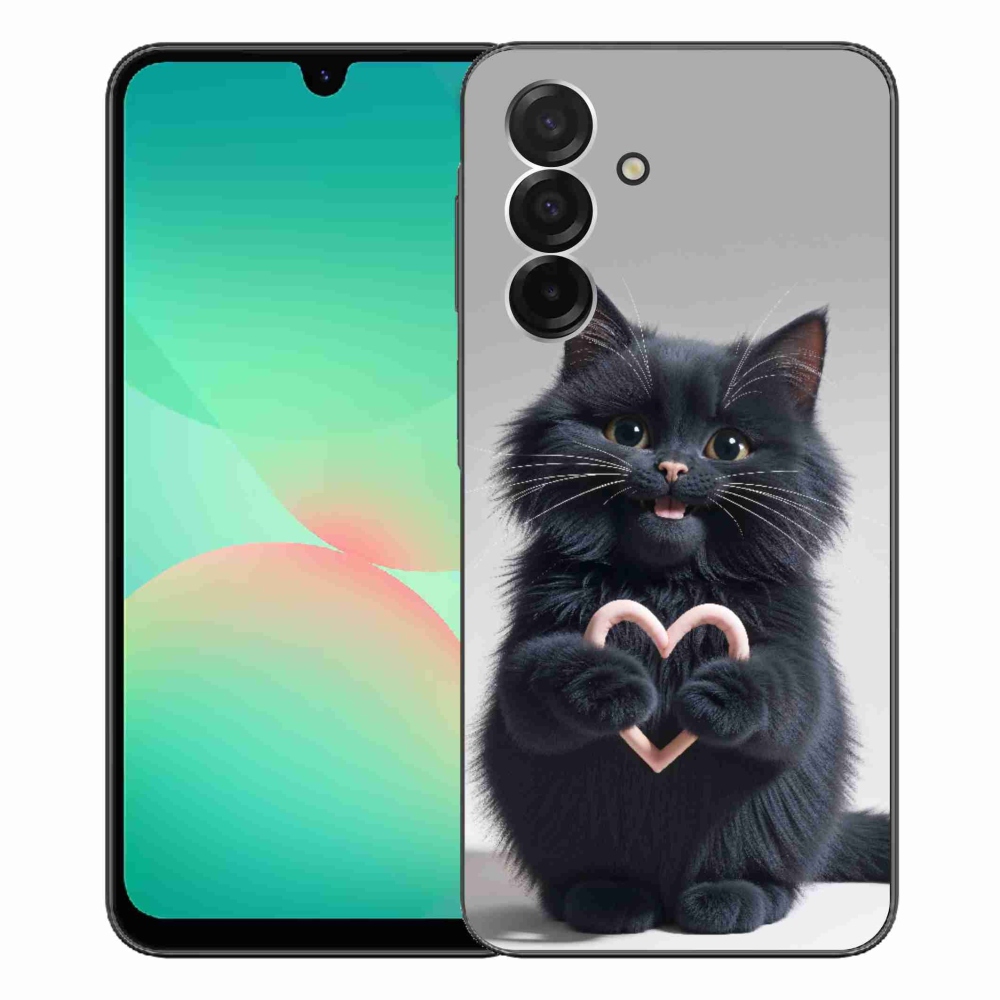 Gélový kryt mmCase na Samsung Galaxy A26 5G - mačacia láska 3