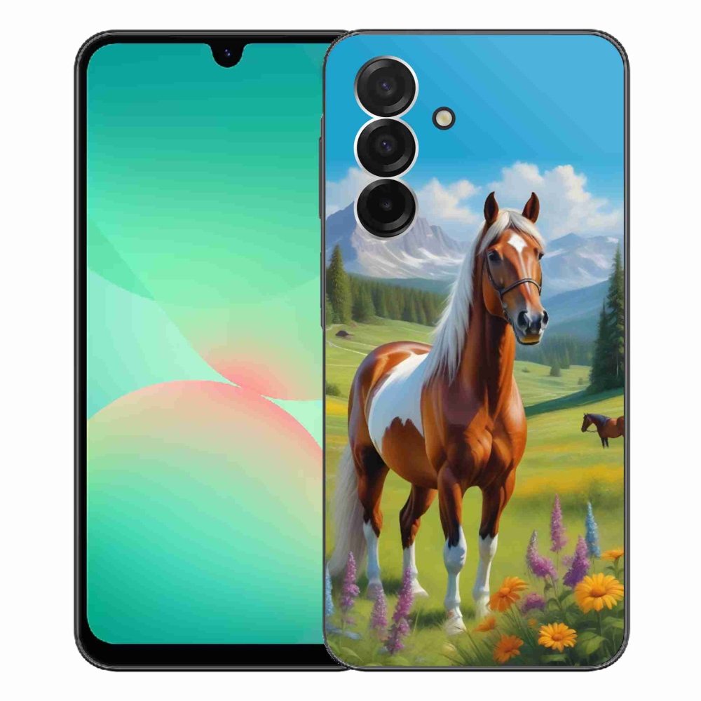 Gélový kryt mmCase na Samsung Galaxy A26 5G - kôň na lúke