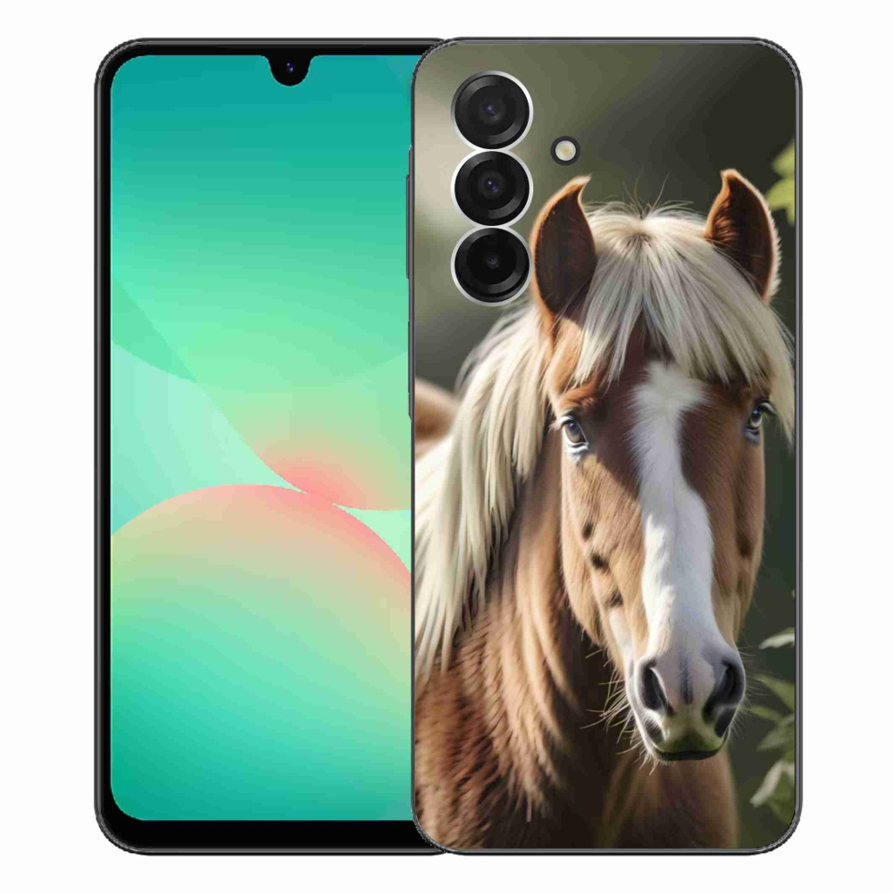 Gélový kryt mmCase na Samsung Galaxy A26 5G - kôň so svetlou hrivou