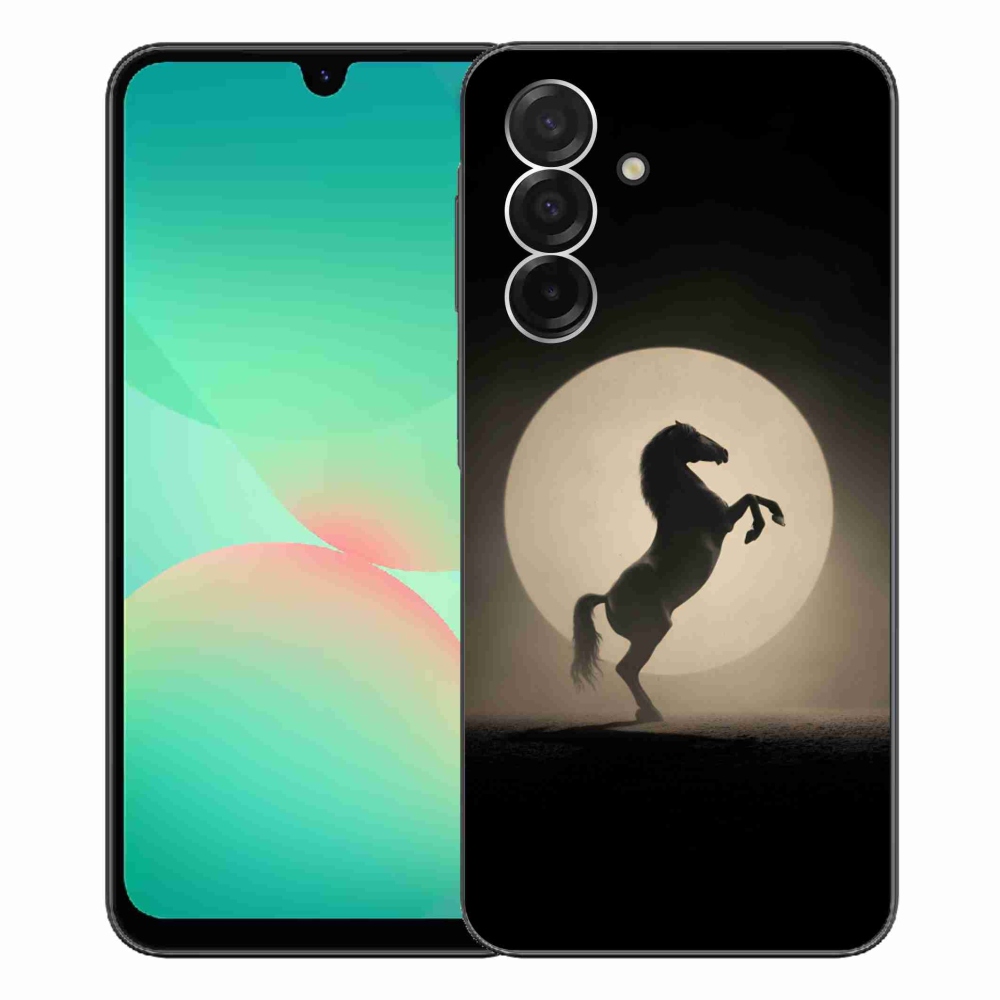 Gélový kryt mmCase na Samsung Galaxy A26 5G - kôň v siluete