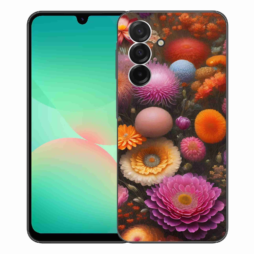 Gélový kryt mmCase na Samsung Galaxy A26 5G - kvetinová kompozícia