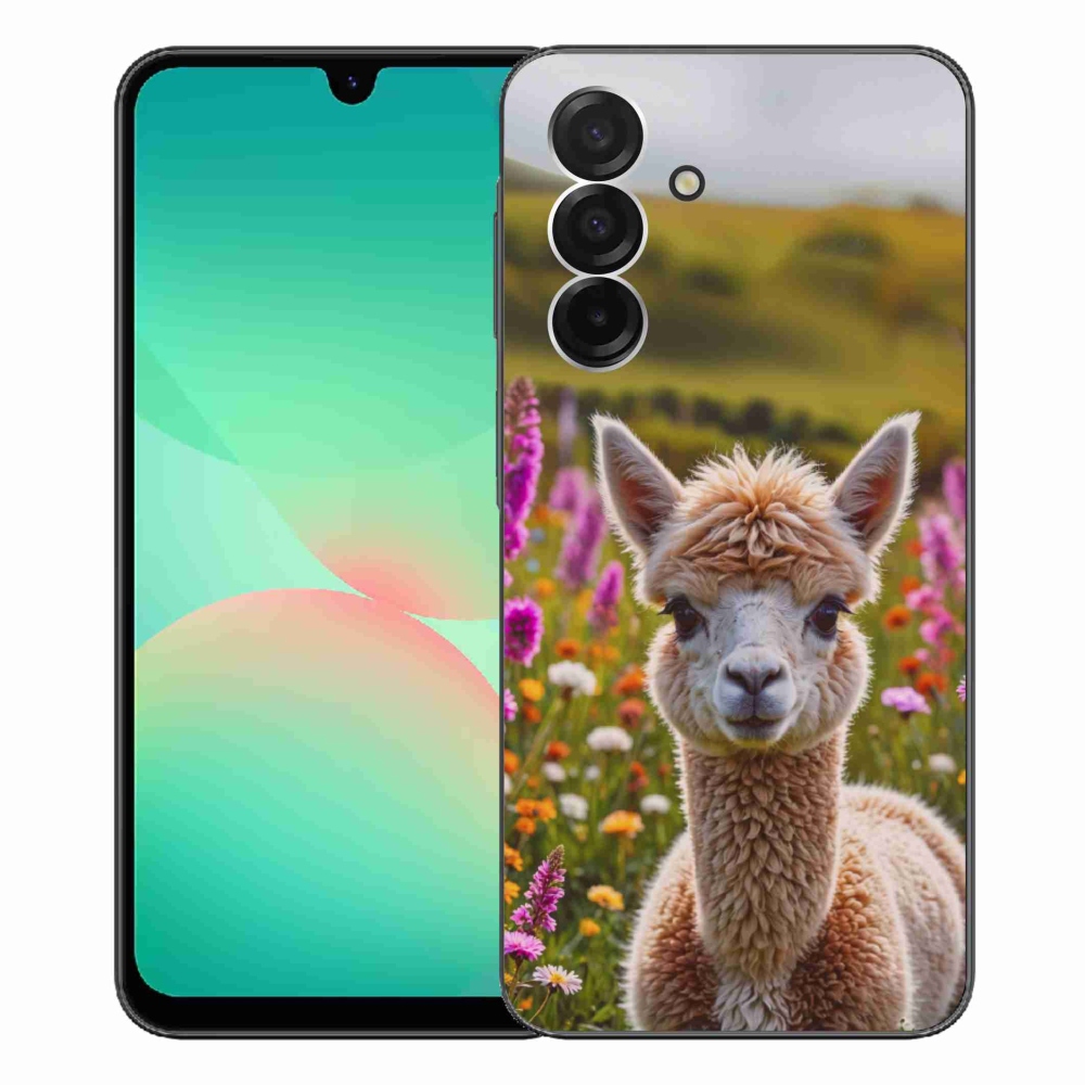 Gélový kryt mmCase na Samsung Galaxy A26 5G - lama na lúke