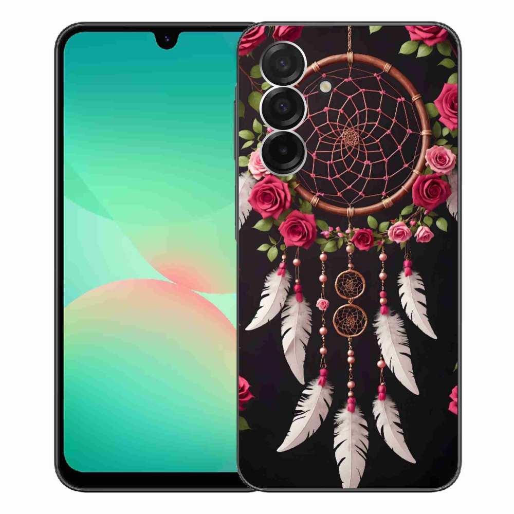 Gélový kryt mmCase na Samsung Galaxy A26 5G - lapač snov s ružami