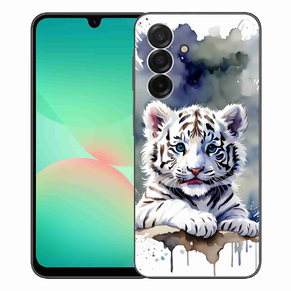 Gélový kryt mmCase na Samsung Galaxy A26 5G - mláďa bieleho tigra