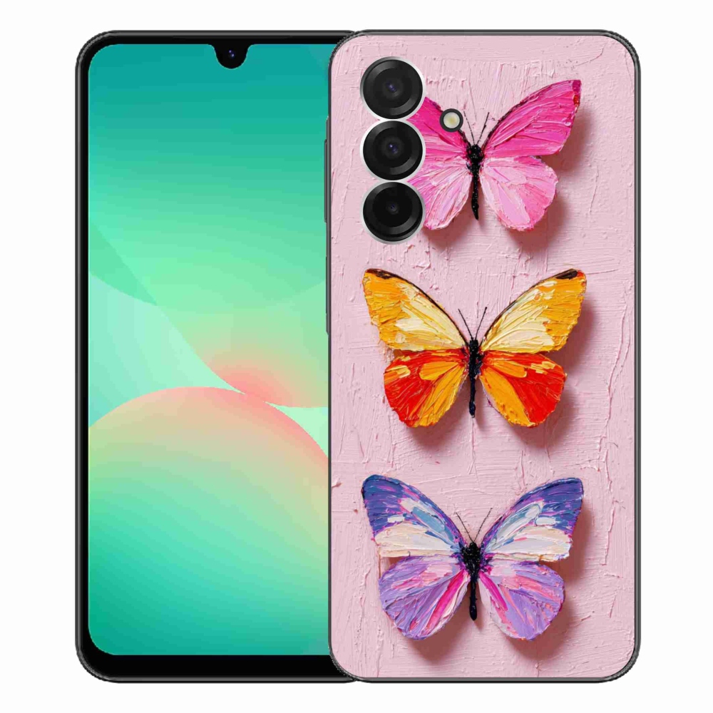 Gélový kryt mmCase na Samsung Galaxy A26 5G - motýlia trojica