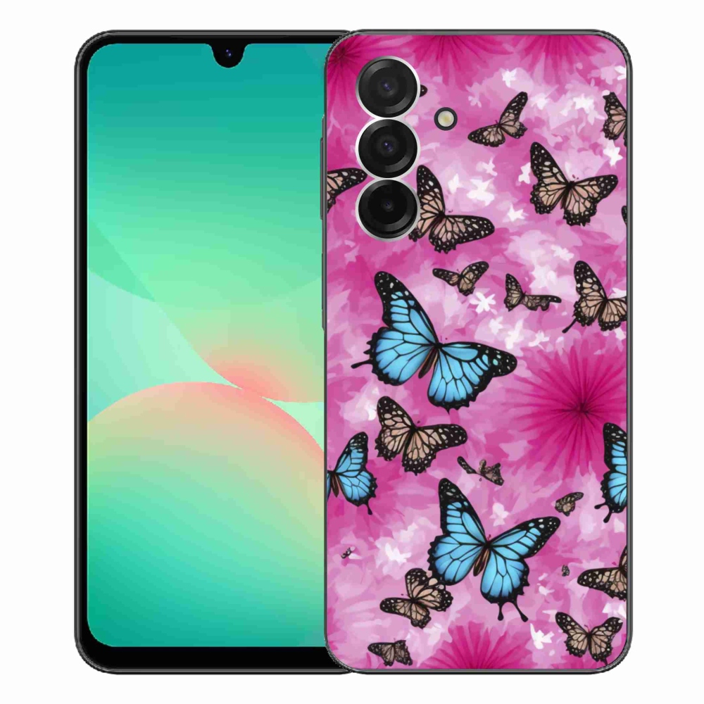 Gélový kryt mmCase na Samsung Galaxy A26 5G - motýlia záhrada