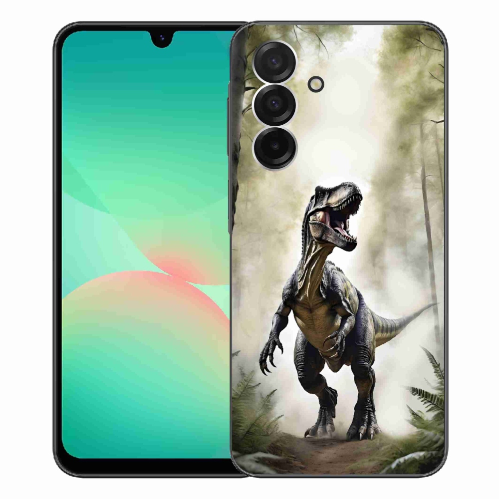 Gélový kryt mmCase na Samsung Galaxy A26 5G - naštvaný T-Rex