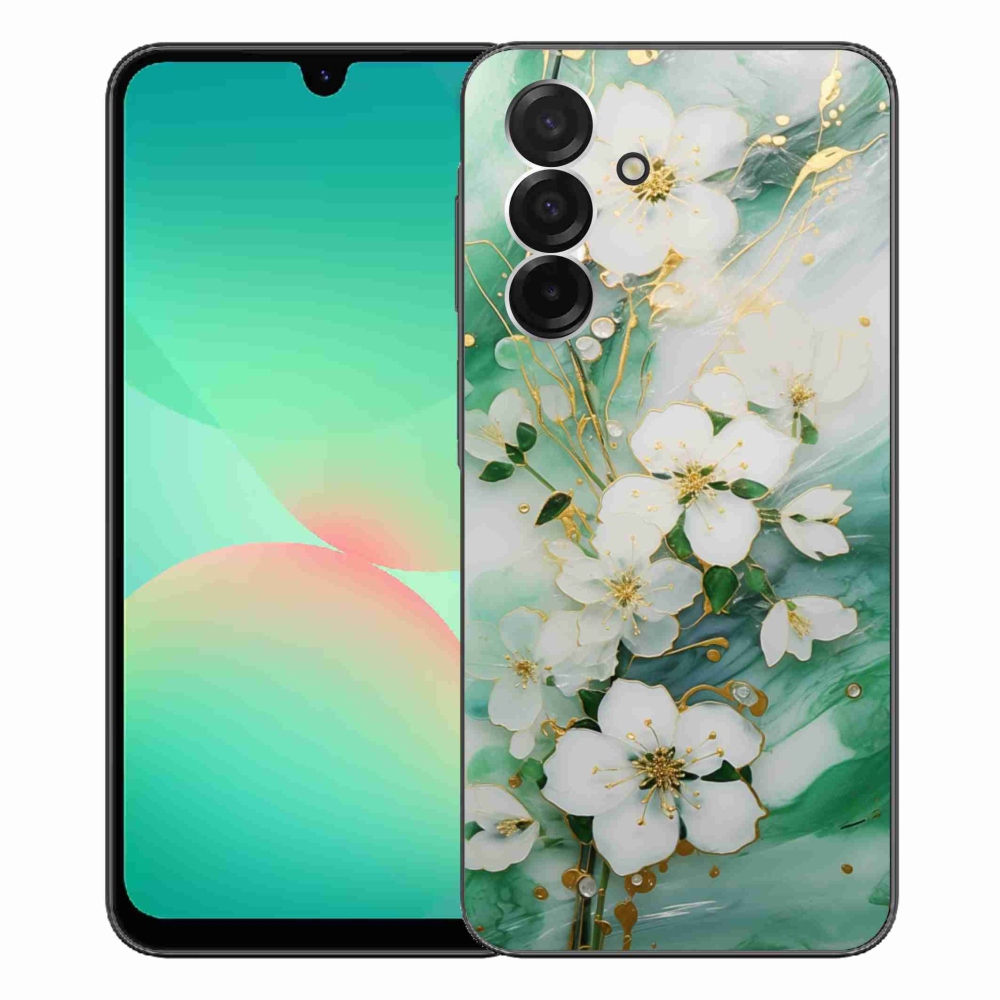 Gélový kryt mmCase na Samsung Galaxy A26 5G - nežné kvety