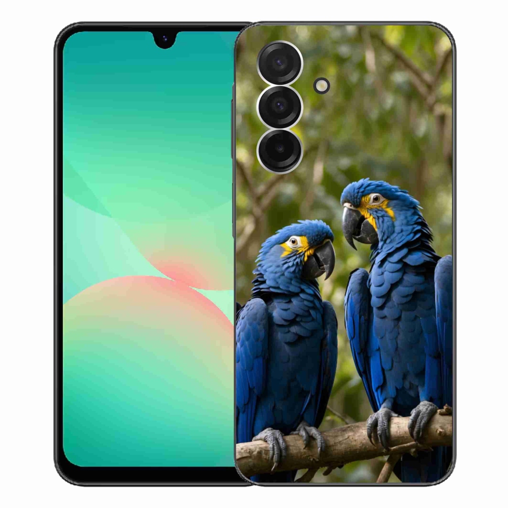 Gélový kryt mmCase na Samsung Galaxy A26 5G - papagájové duo